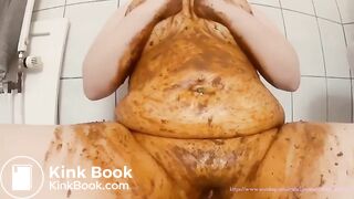 Smearing my warm shit on my body