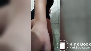 Teen poops panties