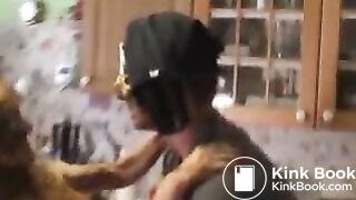 couple playing with shit