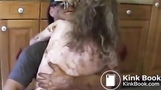 couple playing with shit