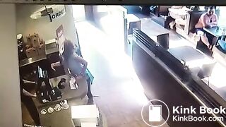 Scat in the restaurant!