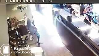 Scat in the restaurant!