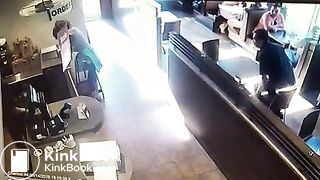 Scat in the restaurant!