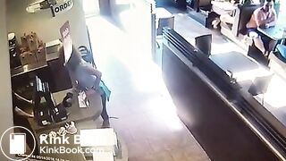 Scat in the restaurant!