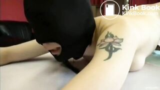 masked japanese girl stretching and shitting 5