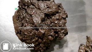 beautiful and sexy blonde with a mask poops - video 2