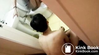 Chinese femdom human toilet - video 2