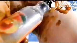 Heavy scat masturbation