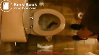 Sexy teen toilet farting and pooping blast