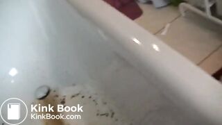 sexy German girl has diarrhea and pees