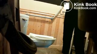 Under Cabinet Toilet Voyeur - Pooping Teen