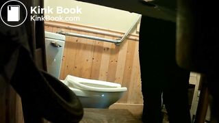 Under Cabinet Toilet Voyeur - Pooping Teen