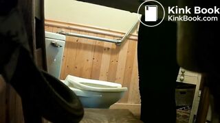 Under Cabinet Toilet Voyeur - Pooping Teen