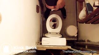 Overhead Spy On Girl Pooping