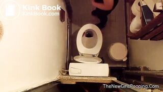Overhead Spy On Girl Pooping