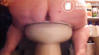 Fat white chick drops her slop