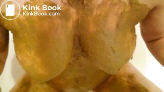 Blonde Brushes Teeth With Shit