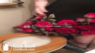 hefty girl has diarrhea - video 6