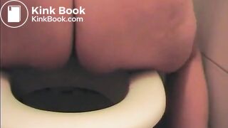 Blonde Wife Taking A Shit