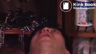 Beautiful Girl poop in mouth