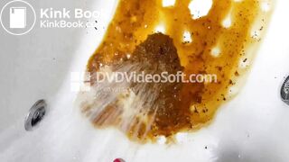 sexy naked blonde has diarrhea and masturbates