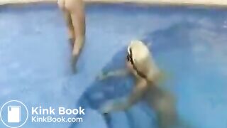 goosey4 (two blondies shitting at the same time in a pool)