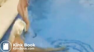 goosey4 (two blondies shitting at the same time in a pool)