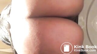 Beautiful shitting ass