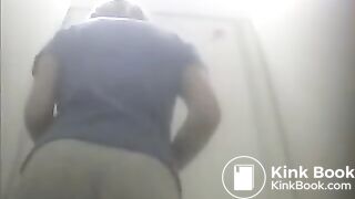 toilet shitting unusual cleaning 025 (blonde Milf cleans with paper sheet)