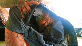 *BADBITCH* MILFY Bubbly Farting Diarrhea Shit In Her Jeans!