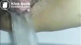 Canadian girlfriend pooping on toilet 3