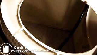 Milf pooping a big load on bowlcam