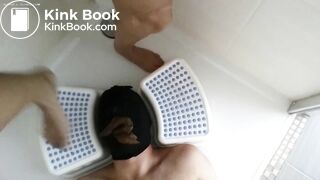 He likes being under her ass.