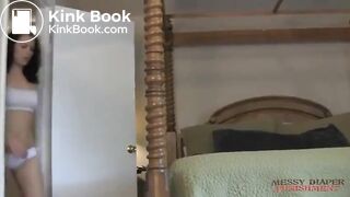 beautiful and sexy girl shitting - video 2