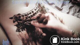 Hot redhead demon girl gives awsome shitty blowjob to her boyfriend