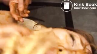 Japanese Slut Gets Teeth Brushed With Shit