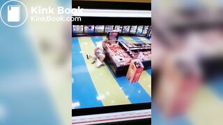 Woman Blasts Desperate Shit on Grocery Store Floor