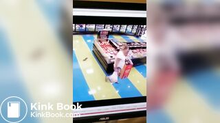 Woman Blasts Desperate Shit on Grocery Store Floor