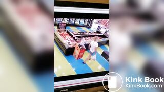 Woman Blasts Desperate Shit on Grocery Store Floor