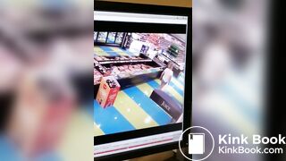 Woman Blasts Desperate Shit on Grocery Store Floor