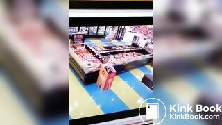 Woman Blasts Desperate Shit on Grocery Store Floor