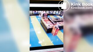 Woman Blasts Desperate Shit on Grocery Store Floor