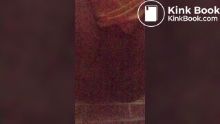 Pooping outside in the dark