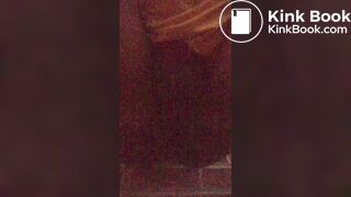 Pooping outside in the dark