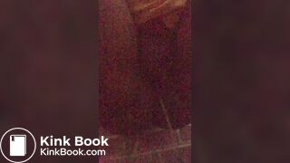 Pooping outside in the dark