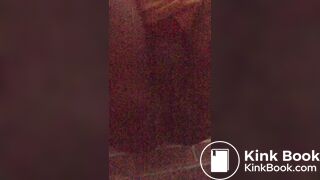 Pooping outside in the dark