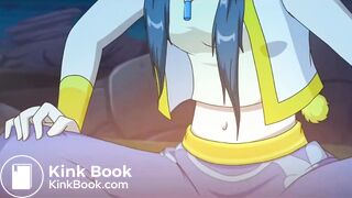 Desert woman having diarrhea