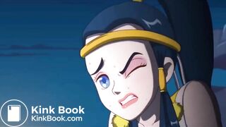 Desert woman having diarrhea