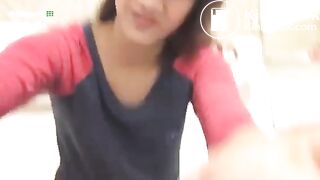 Hot girl has diarrhea