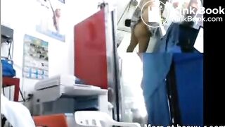 Sexy Cashier and her Dirty Dildo